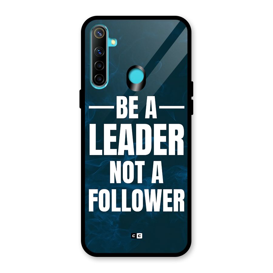 Be A Leader Glass Back Case for Realme 5i