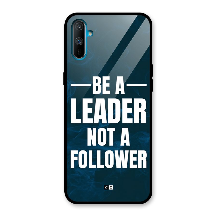 Be A Leader Glass Back Case for Realme C3