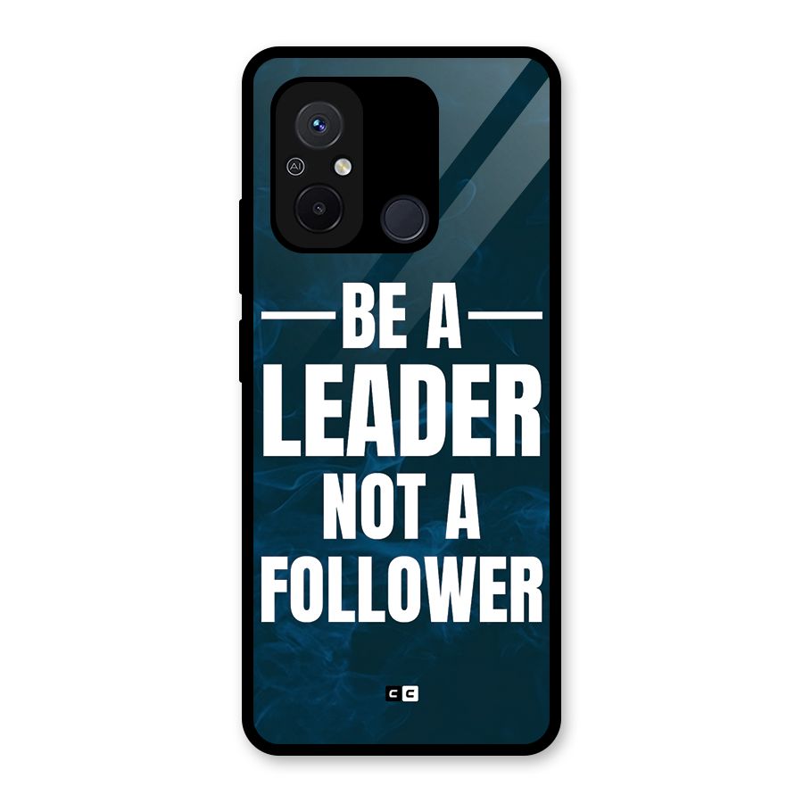 Be A Leader Glass Back Case for Redmi 12C