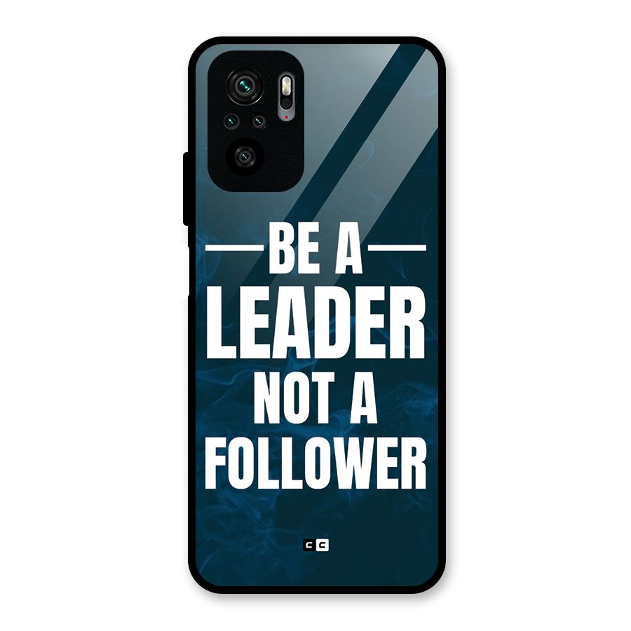 Be A Leader Glass Back Case for Redmi Note 10S