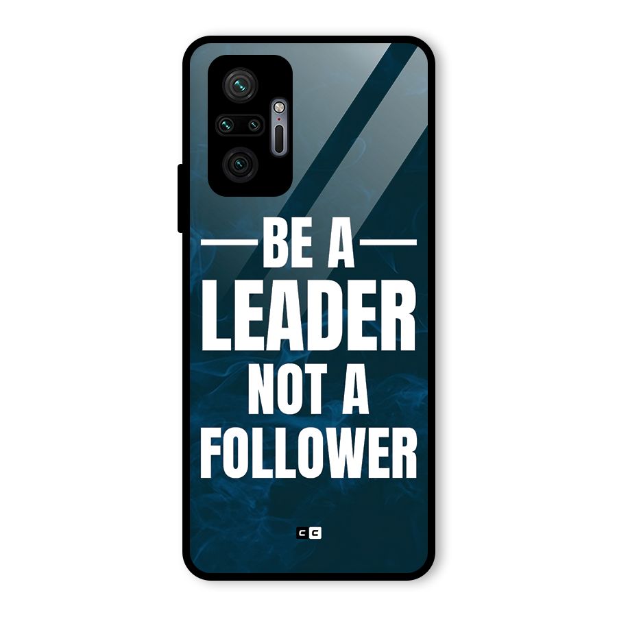 Be A Leader Glass Back Case for Redmi Note 10 Pro