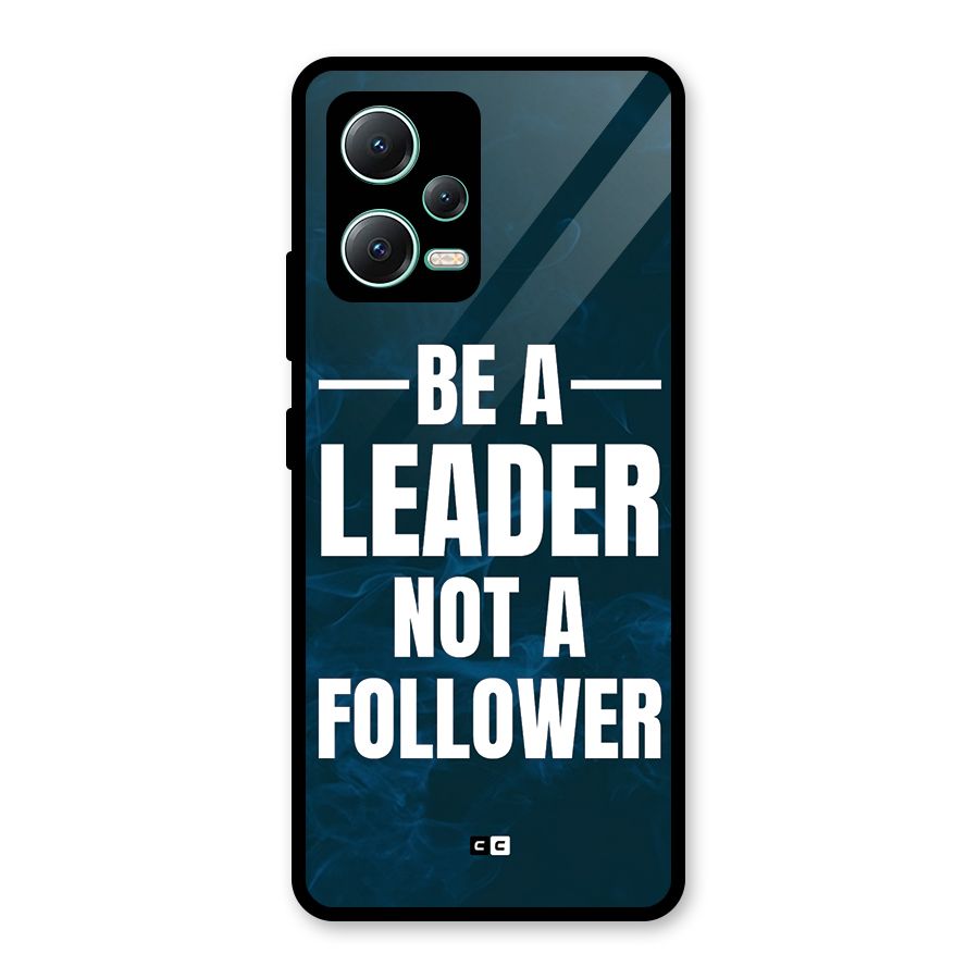 Be A Leader Glass Back Case for Redmi Note 12 5G