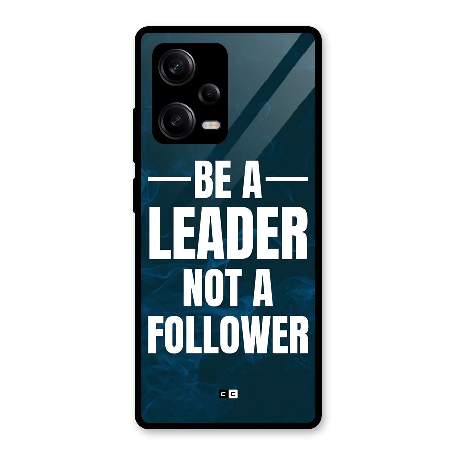 Be A Leader Glass Back Case for Redmi Note 12 Pro
