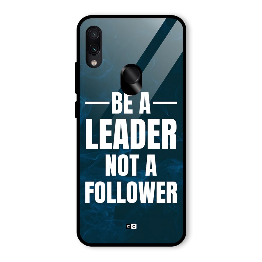 Be A Leader Glass Back Case for Redmi Note 7 Pro