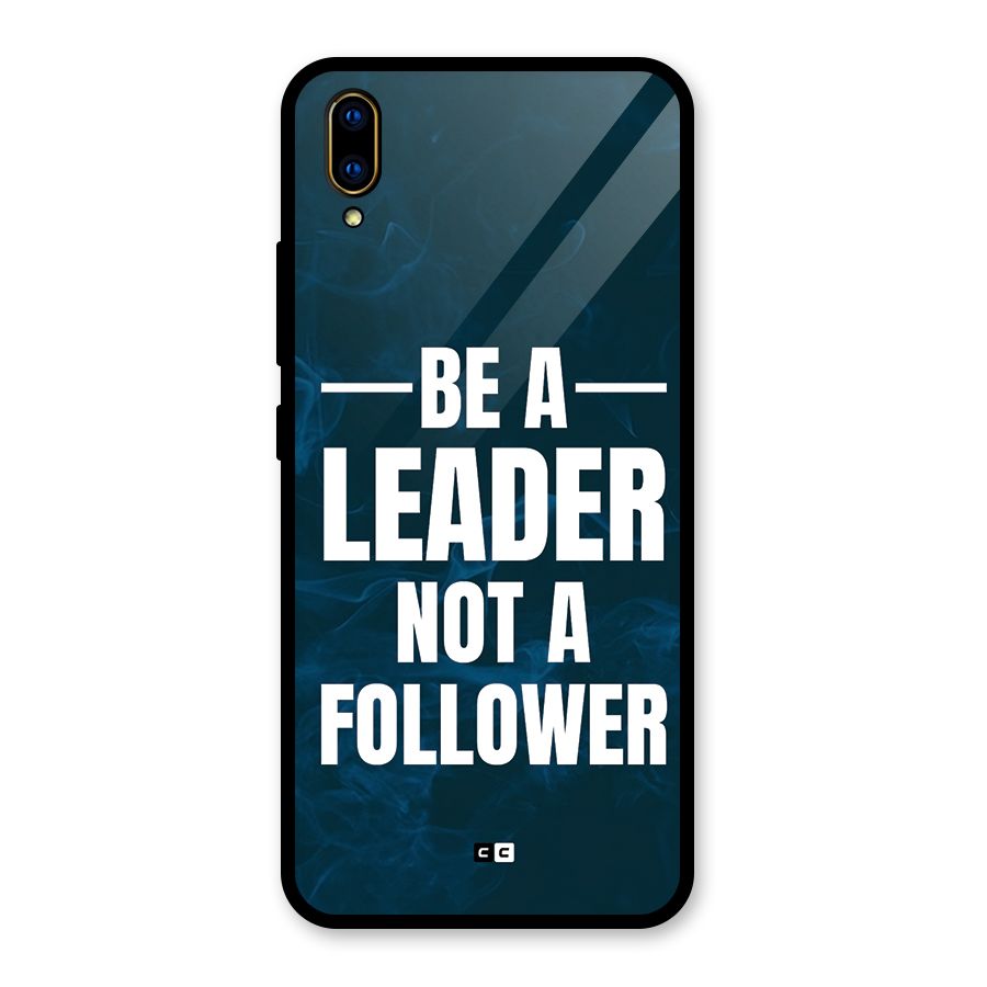 Be A Leader Glass Back Case for Vivo V11 Pro