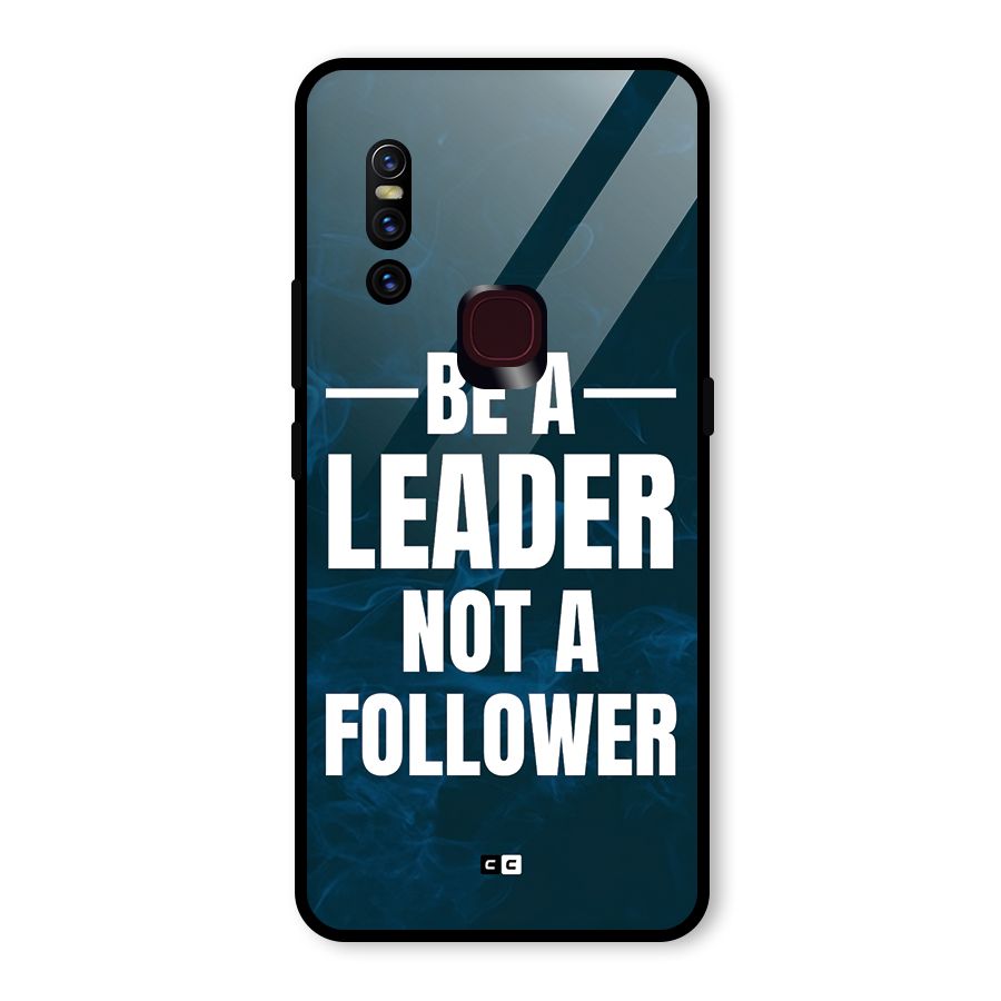 Be A Leader Glass Back Case for Vivo V15