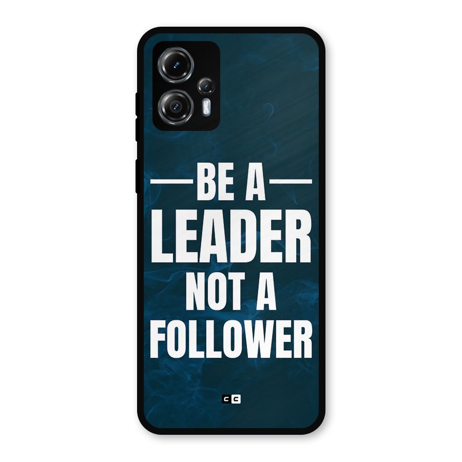 Be A Leader Metal Back Case for Moto G13