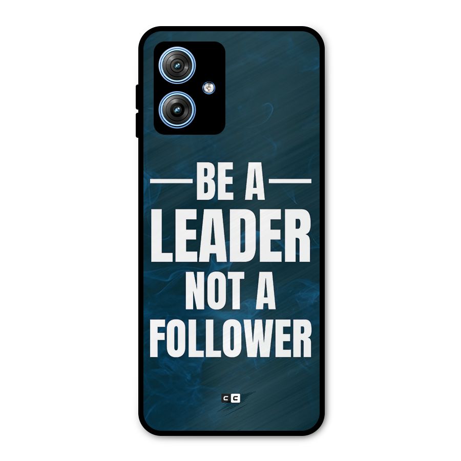 Be A Leader Metal Back Case for Moto G54