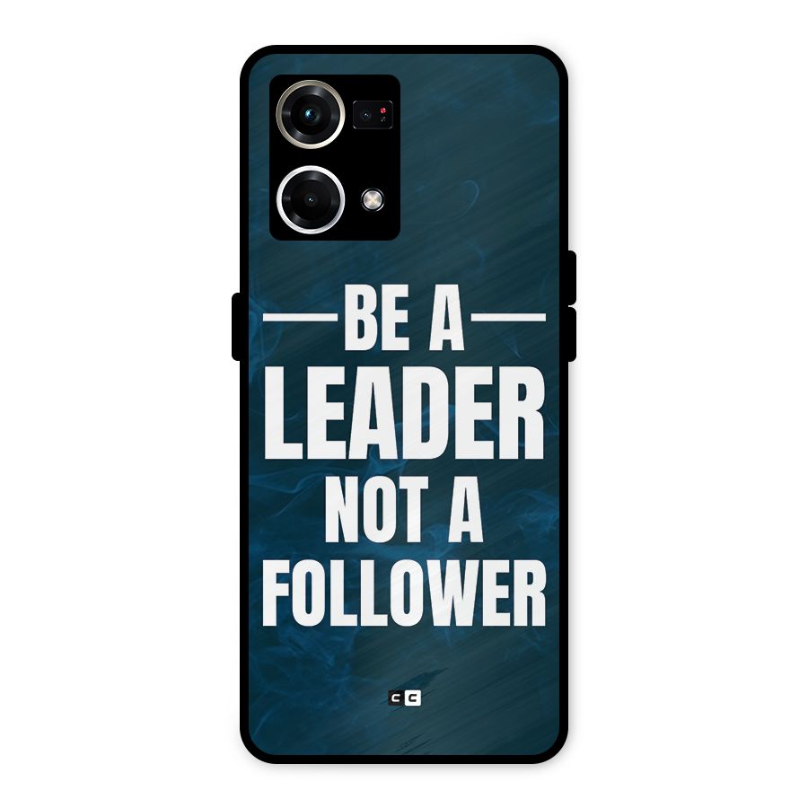 Be A Leader Metal Back Case for Oppo F21 Pro 4G