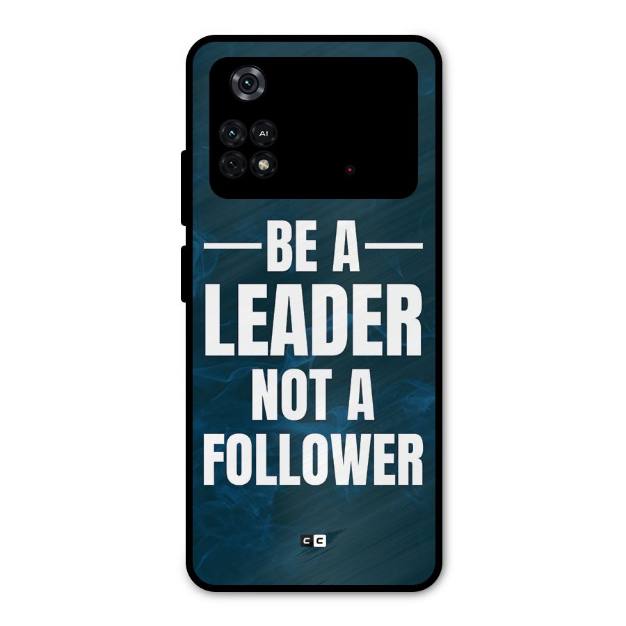 Be A Leader Metal Back Case for Poco M4 Pro 4G