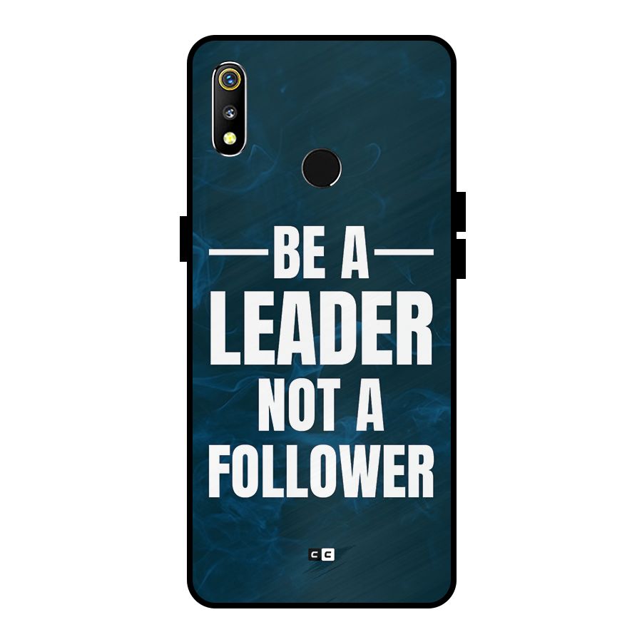 Be A Leader Metal Back Case for Realme 3i