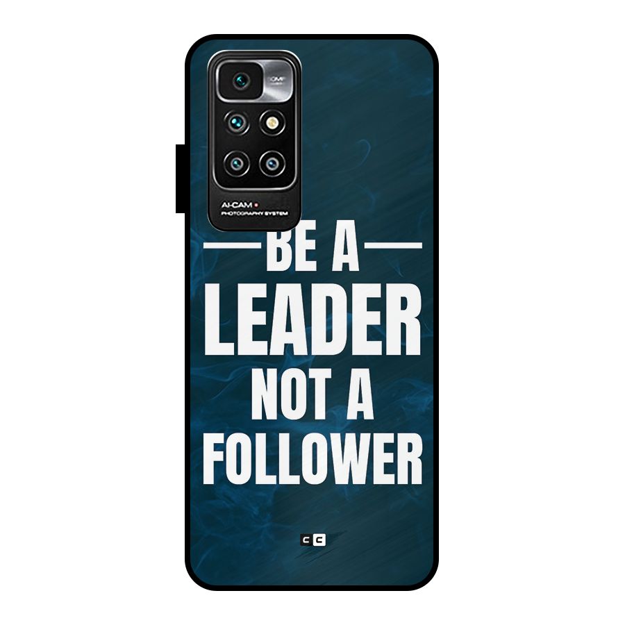 Be A Leader Metal Back Case for Redmi 10 Prime