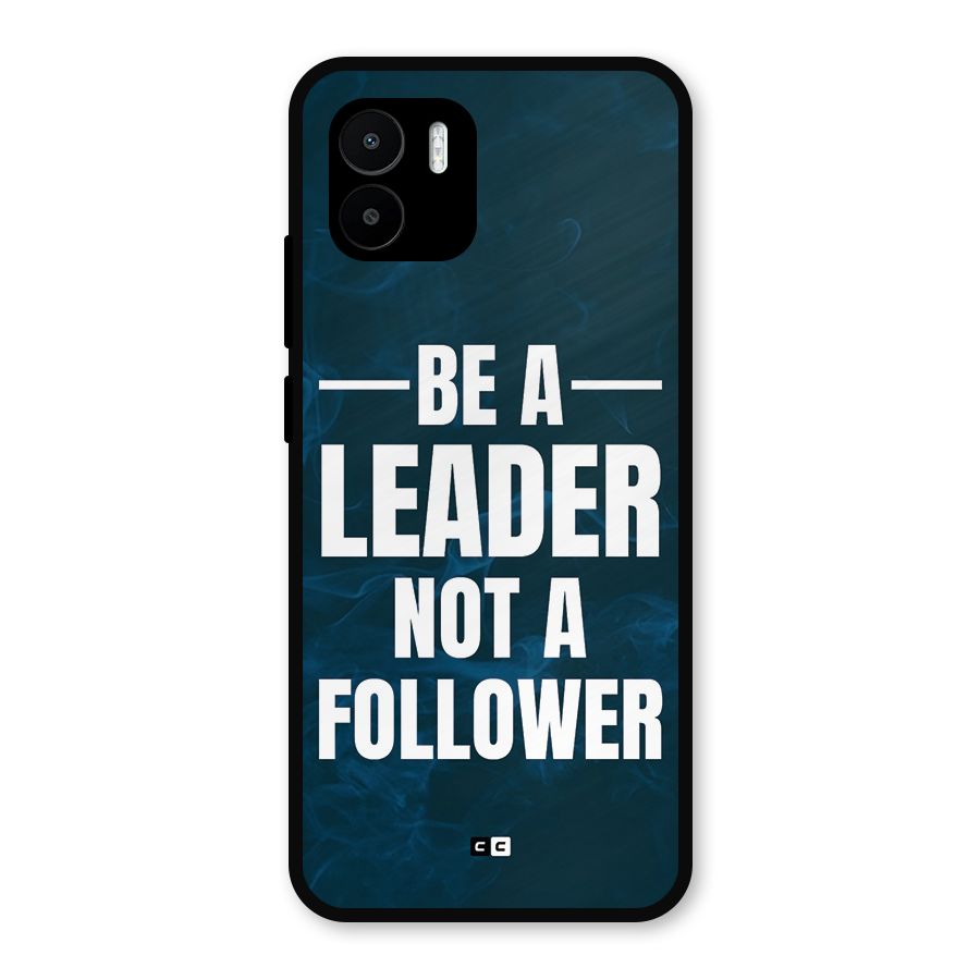 Be A Leader Metal Back Case for Redmi A2