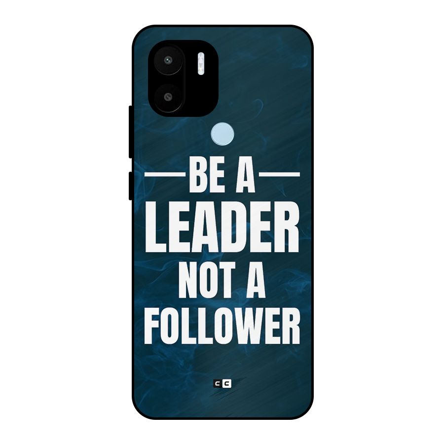 Be A Leader Metal Back Case for Redmi A2 Plus