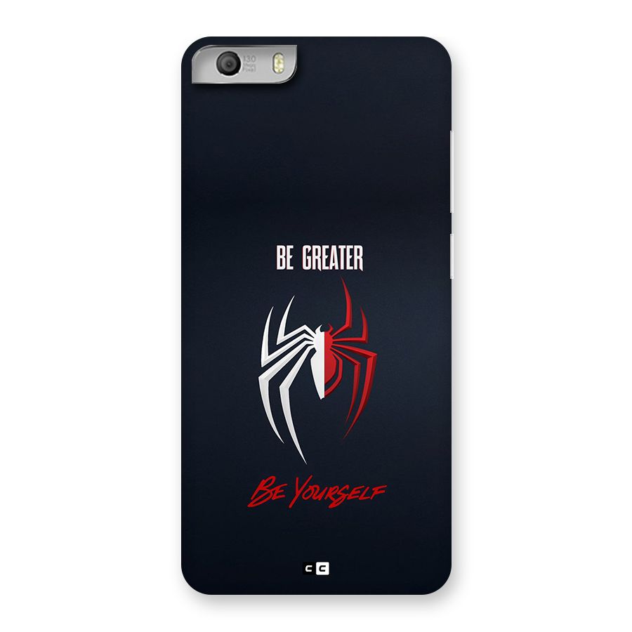 Be Greater Back Case for Canvas Knight 2