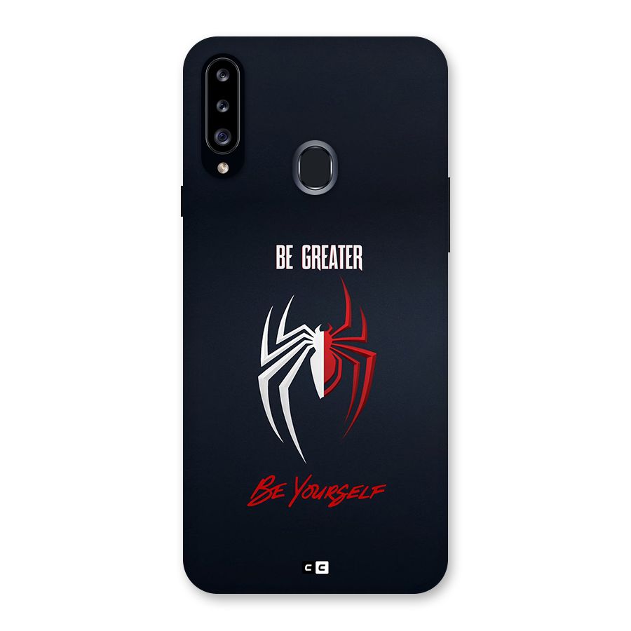 Be Greater Back Case for Galaxy A20s