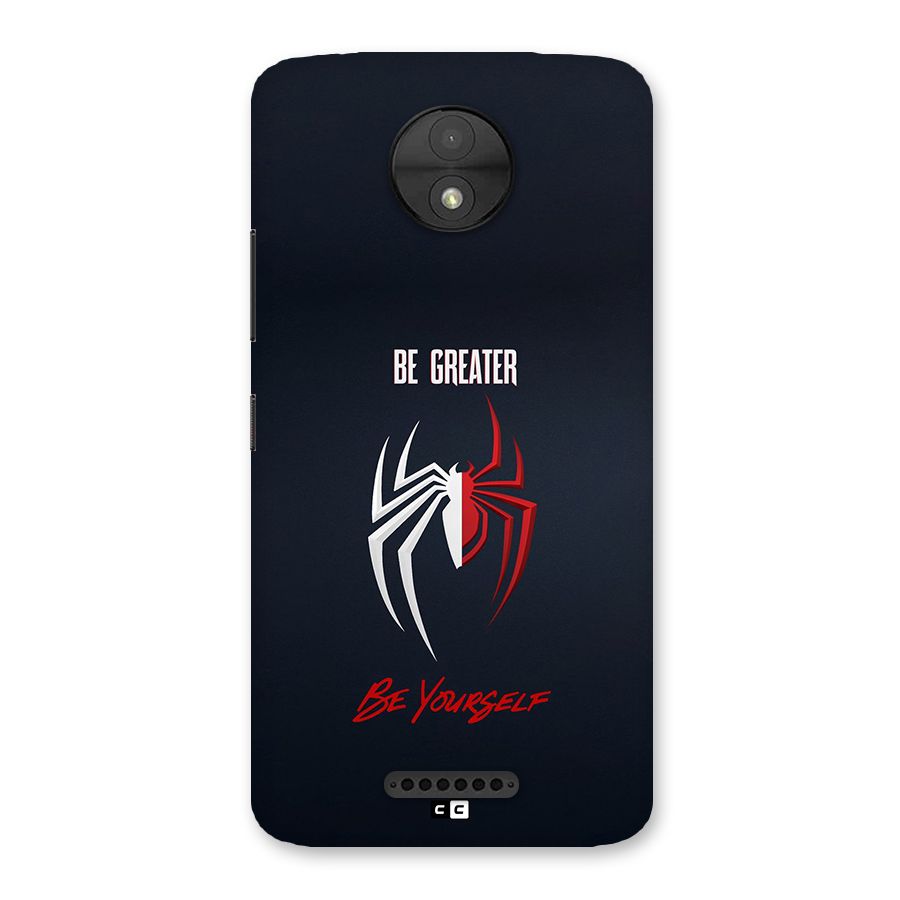 Be Greater Back Case for Moto C