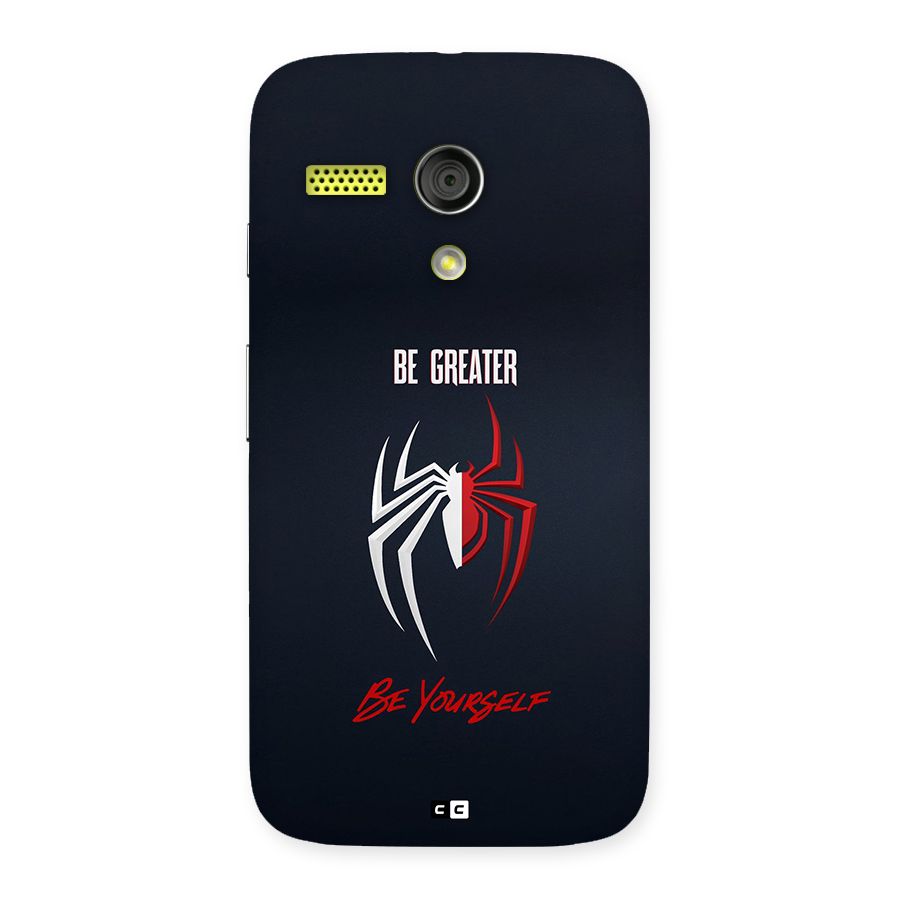 Be Greater Back Case for Moto G
