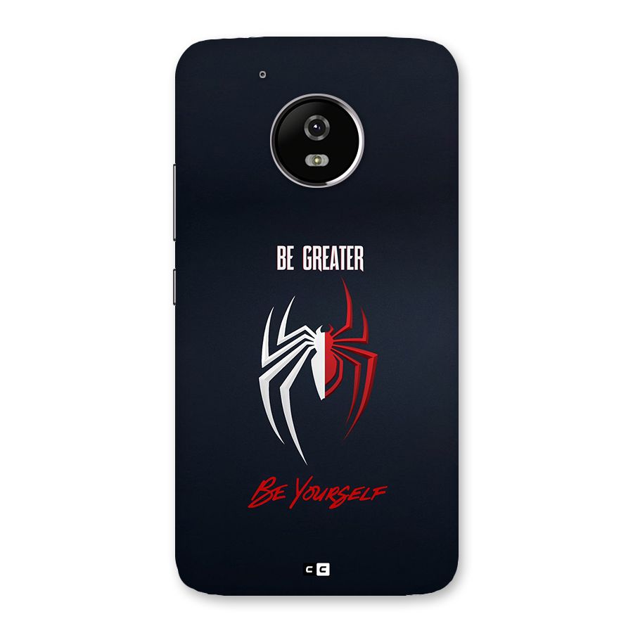 Be Greater Back Case for Moto G5
