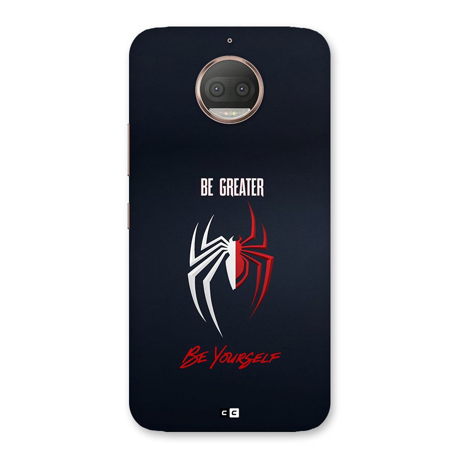 Be Greater Back Case for Moto G5s Plus