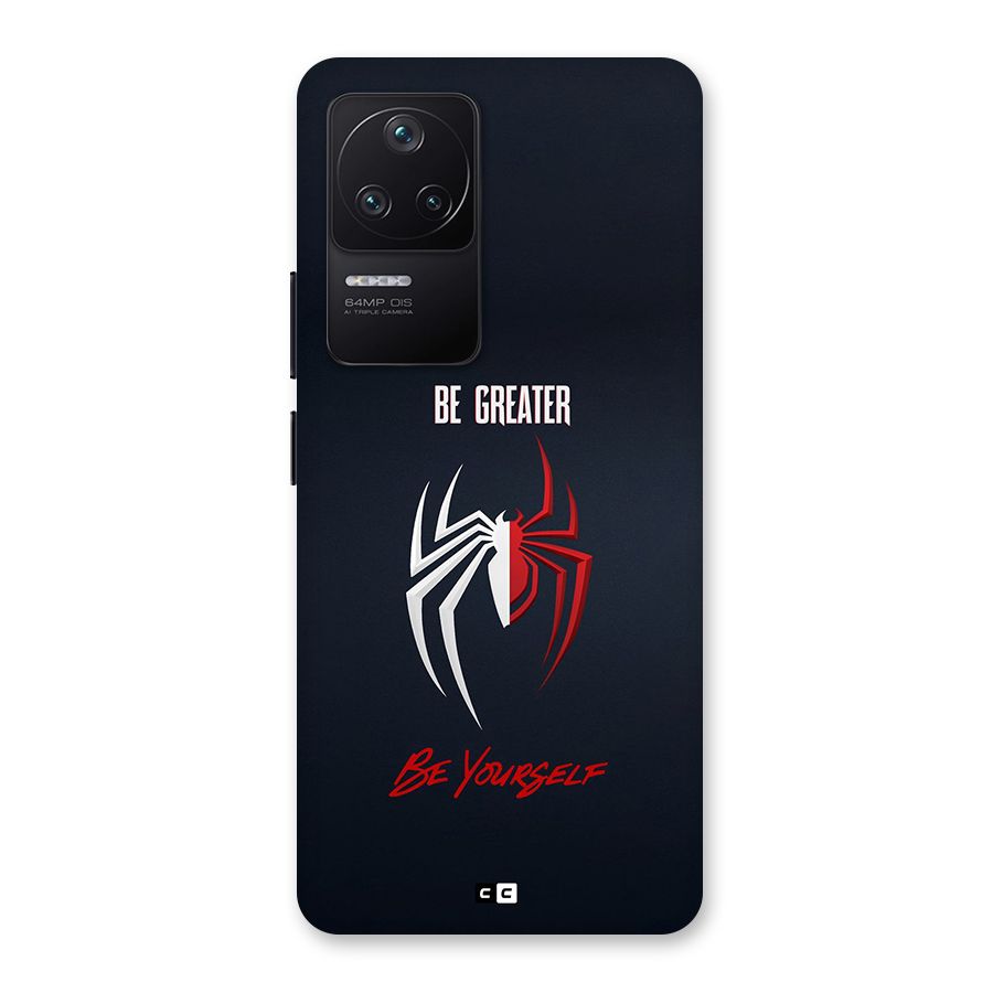Be Greater Back Case for Poco F4 5G