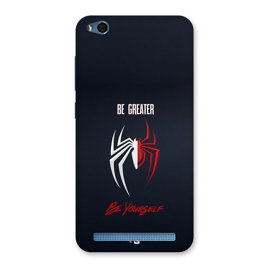 Be Greater Back Case for Redmi 5A