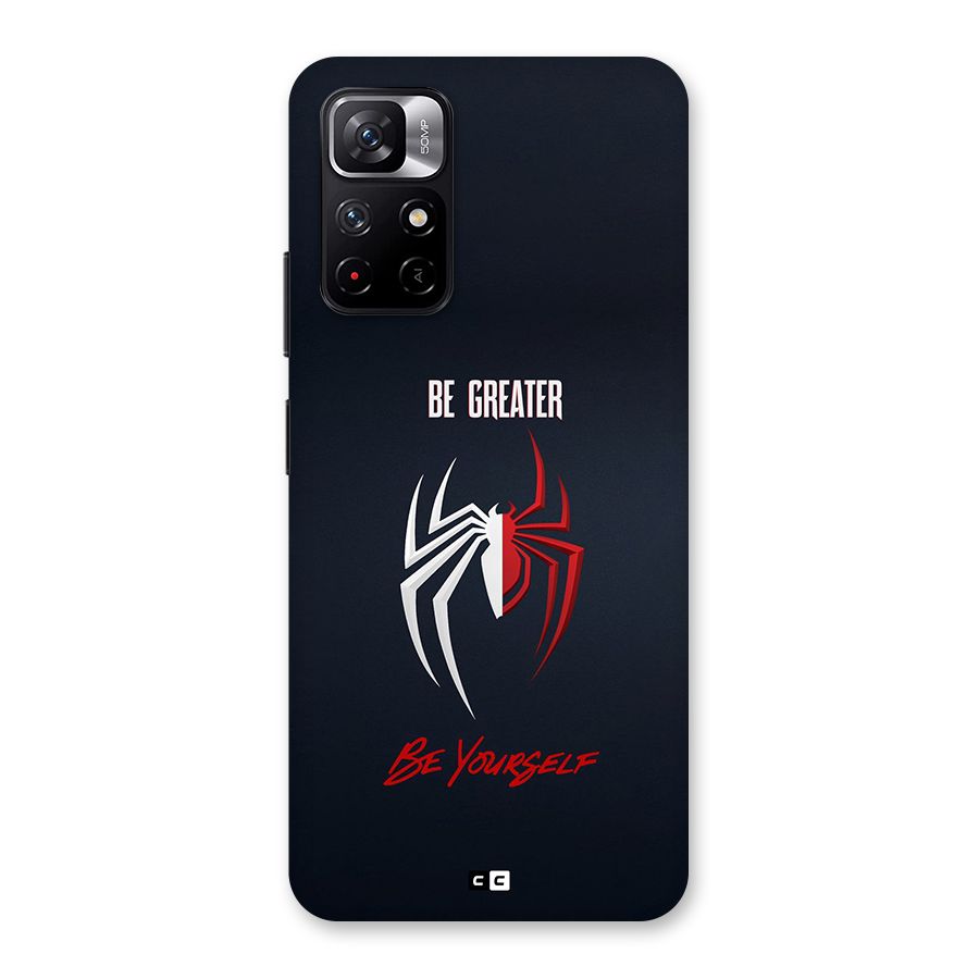 Be Greater Back Case for Redmi Note 11T 5G
