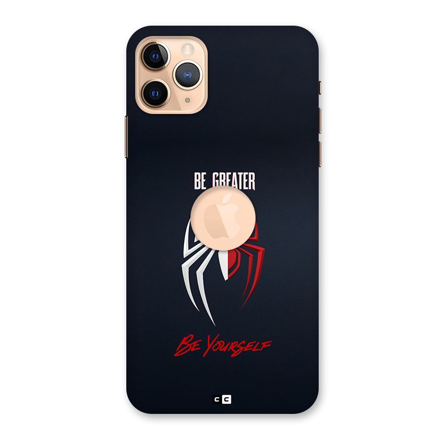 Be Greater Back Case for iPhone 11 Pro Max Logo Cut