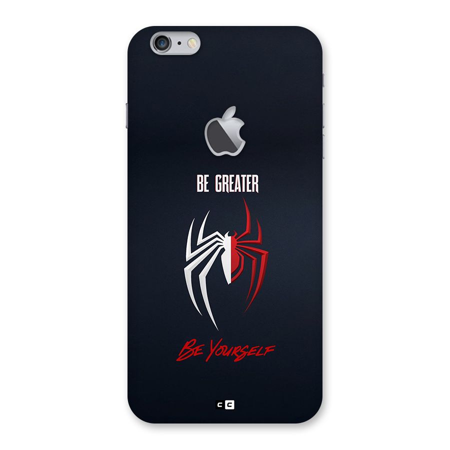 Be Greater Back Case for iPhone 6 Plus 6S Plus Logo Cut
