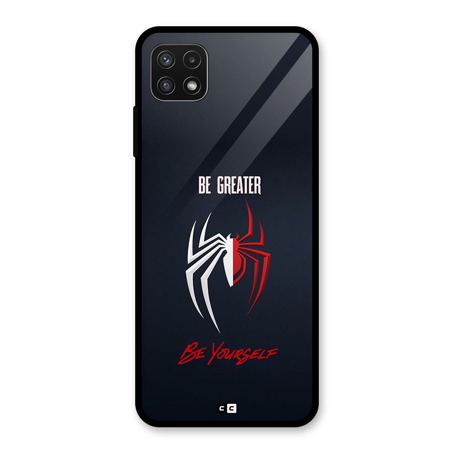 Be Greater Glass Back Case for Galaxy A22 5G