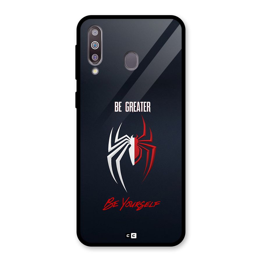 Be Greater Glass Back Case for Galaxy M30