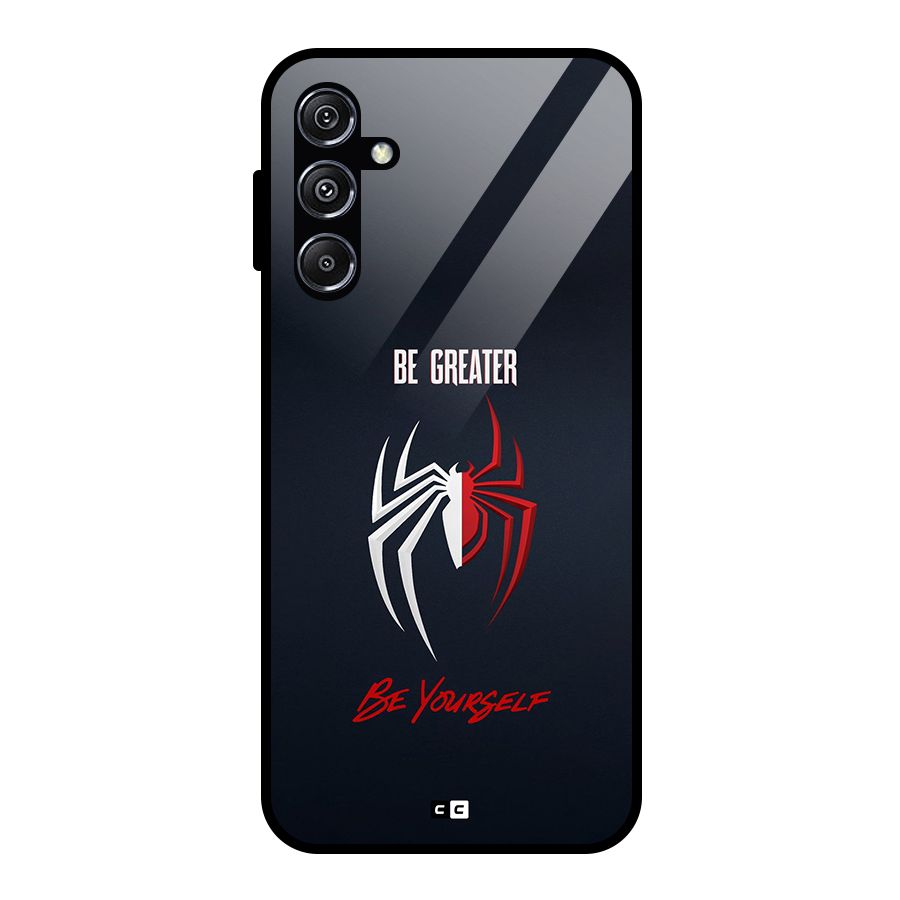 Be Greater Glass Back Case for Galaxy M34 5G