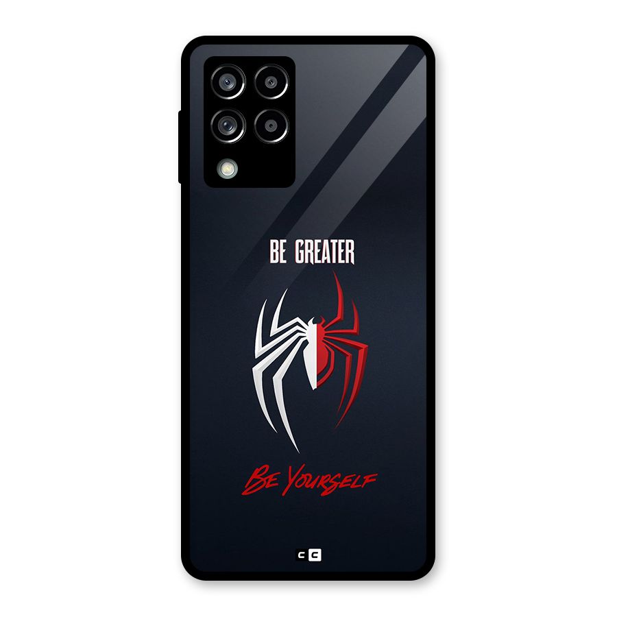 Be Greater Glass Back Case for Galaxy M53 5G