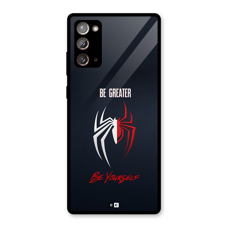 Be Greater Glass Back Case for Galaxy Note 20