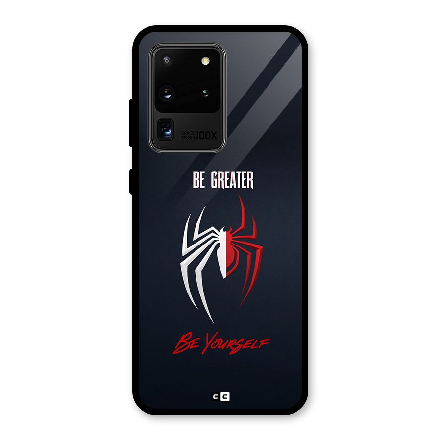 Be Greater Glass Back Case for Galaxy S20 Ultra