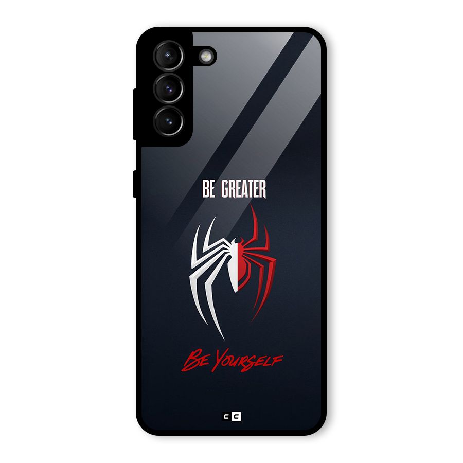 Be Greater Glass Back Case for Galaxy S21 Plus