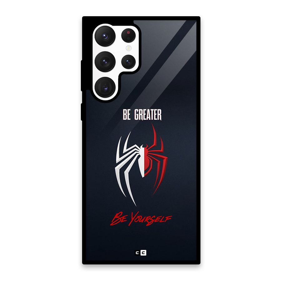 Be Greater Glass Back Case for Galaxy S22 Ultra 5G