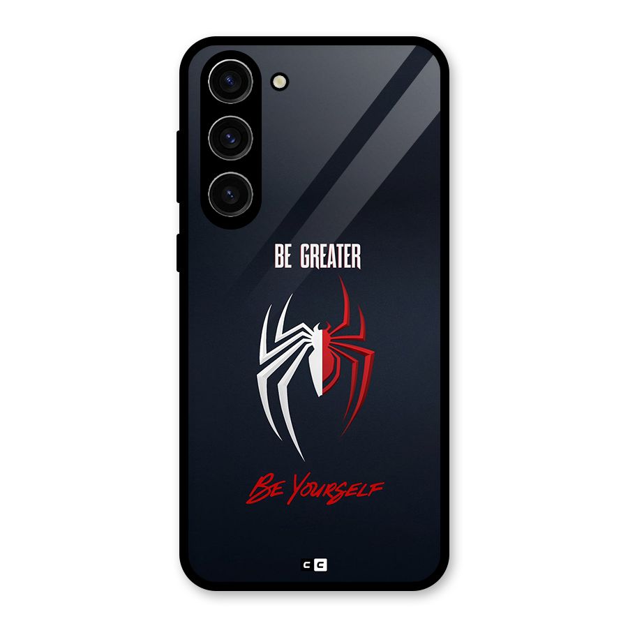 Be Greater Glass Back Case for Galaxy S23 Plus
