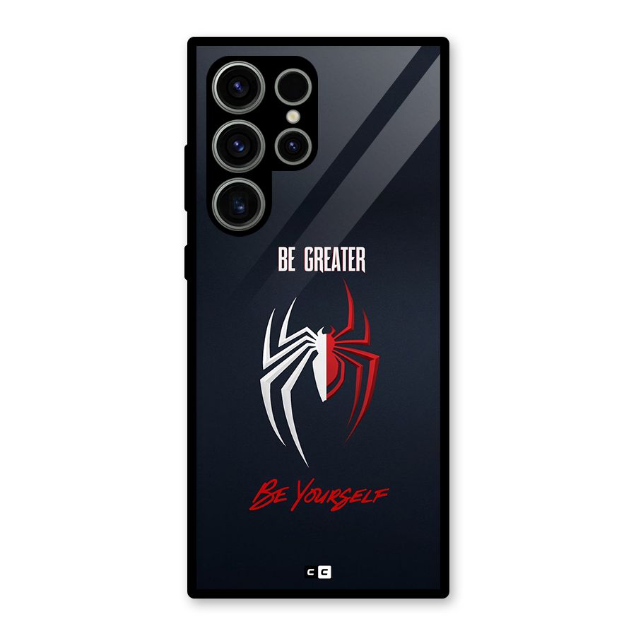 Be Greater Glass Back Case for Galaxy S23 Ultra