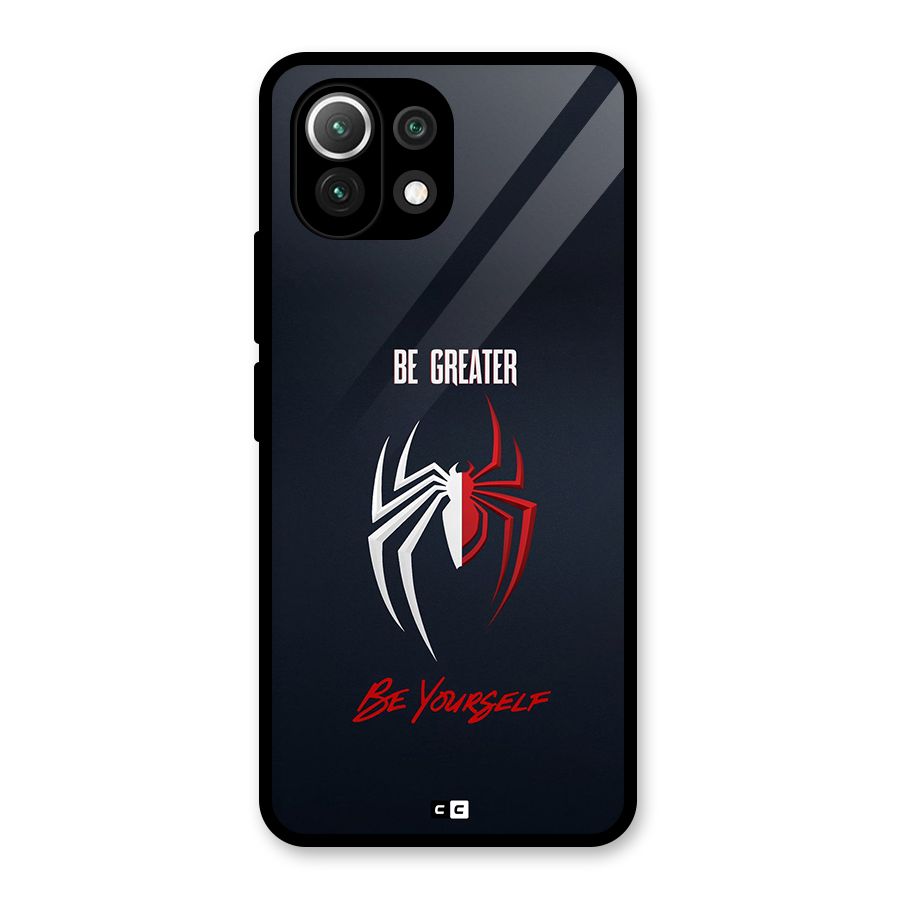 Be Greater Glass Back Case for Mi 11 Lite NE 5G