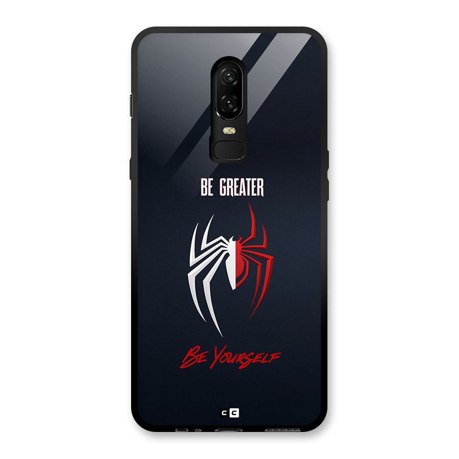 Be Greater Glass Back Case for OnePlus 6