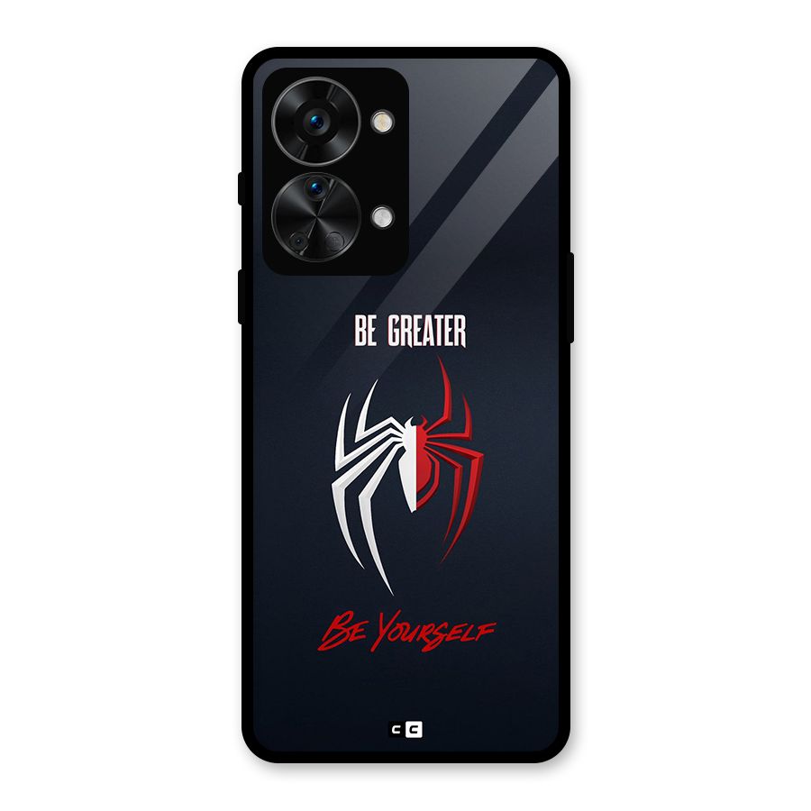 Be Greater Glass Back Case for OnePlus Nord 2T