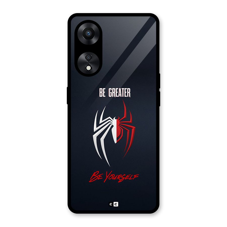 Be Greater Glass Back Case for Oppo A78