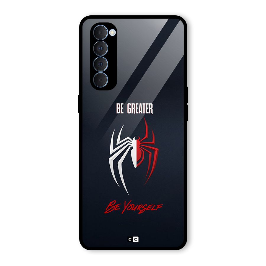 Be Greater Glass Back Case for Oppo Reno4 Pro