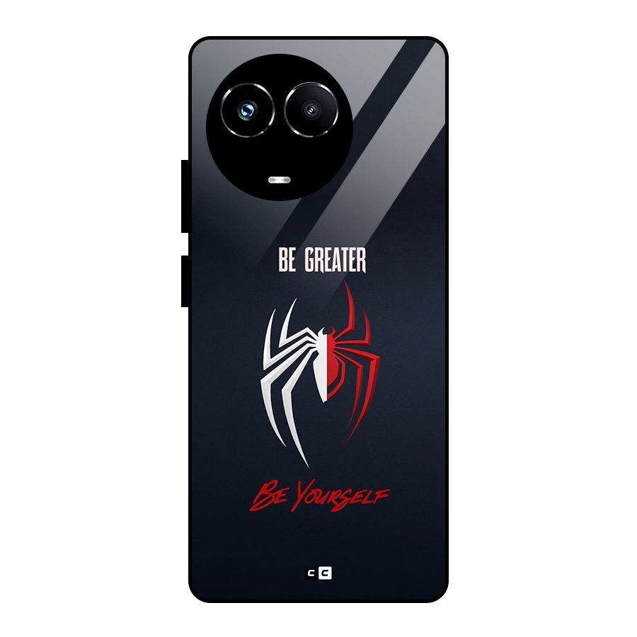 Be Greater Glass Back Case for Realme 11X