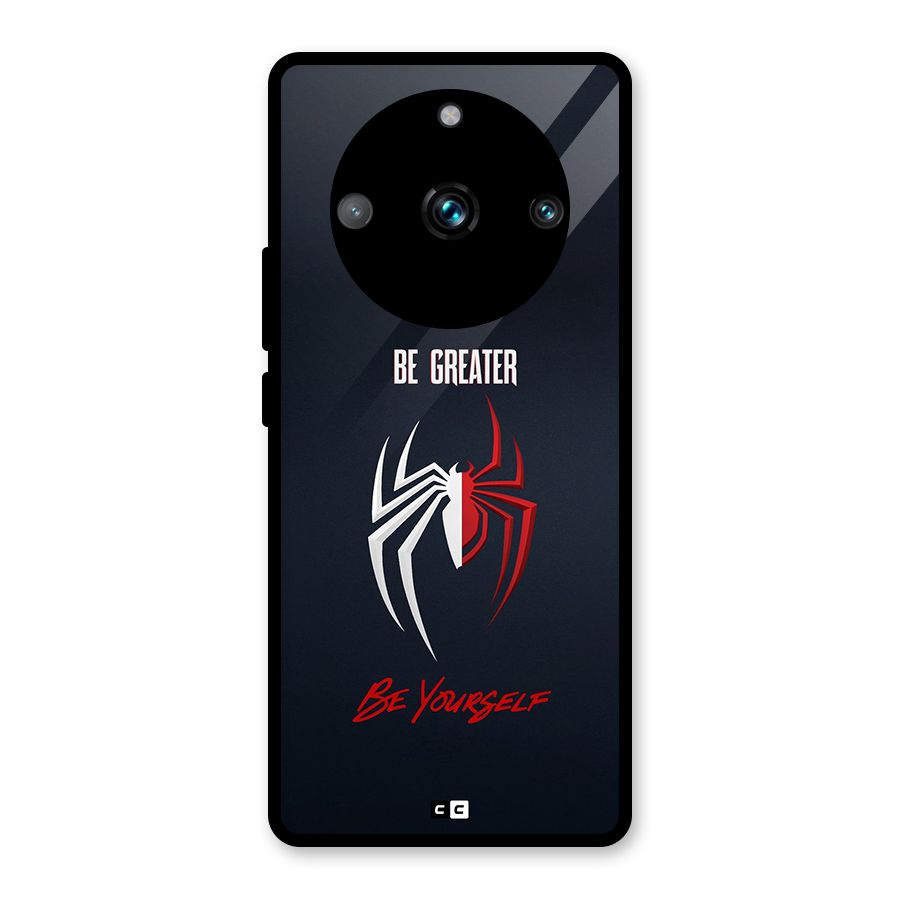 Be Greater Glass Back Case for Realme 11 Pro Plus