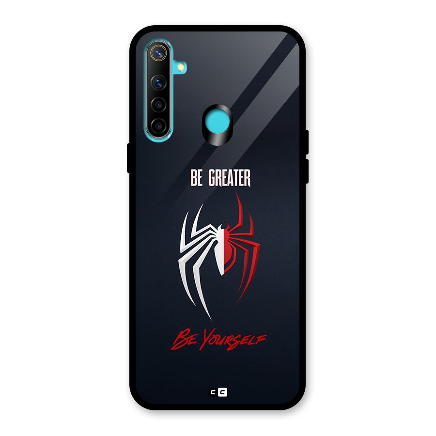 Be Greater Glass Back Case for Realme 5