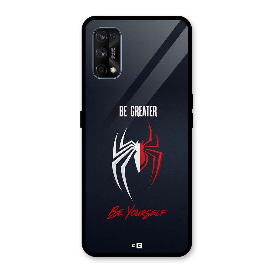 Be Greater Glass Back Case for Realme 7 Pro