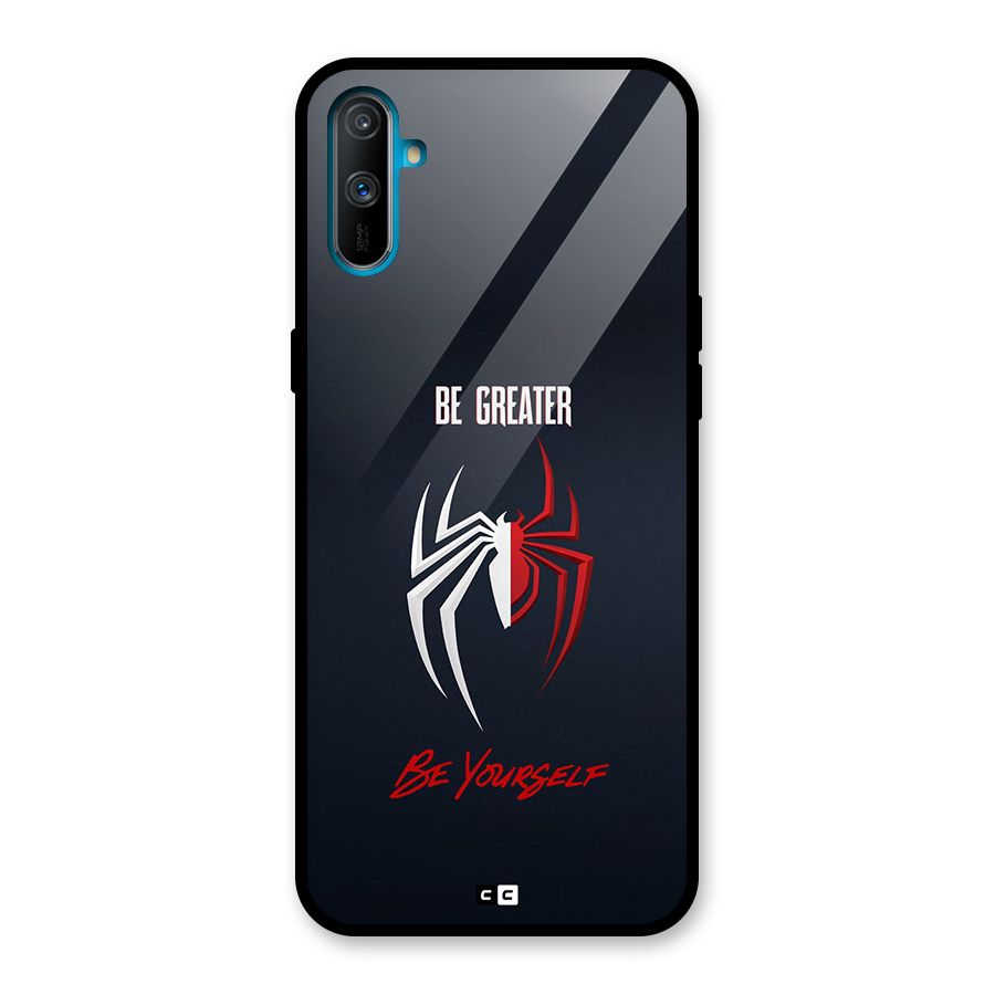 Be Greater Glass Back Case for Realme C3