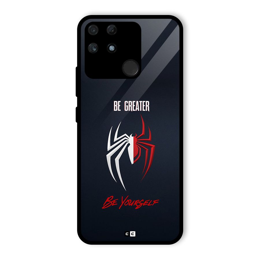 Be Greater Glass Back Case for Realme Narzo 50A